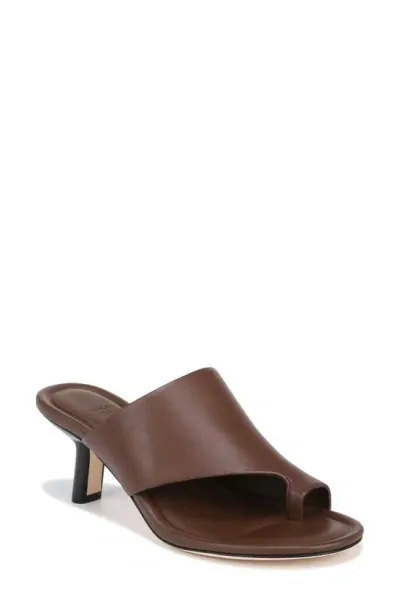 Vince Jasper Slide Sandal In Wood