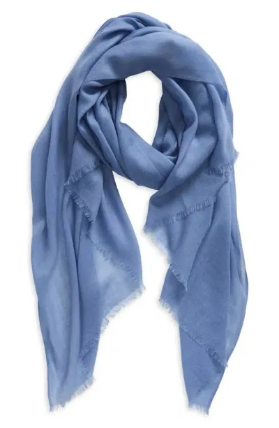 Vince Lightweight Cashmere Scarf In Azure Gem