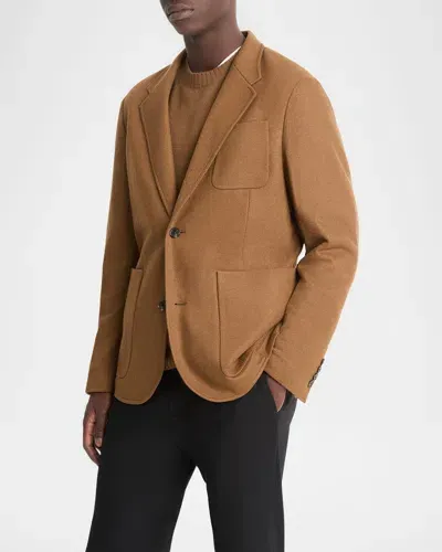 Vince Men's Wool-blend Solid Blazer In Vicuna