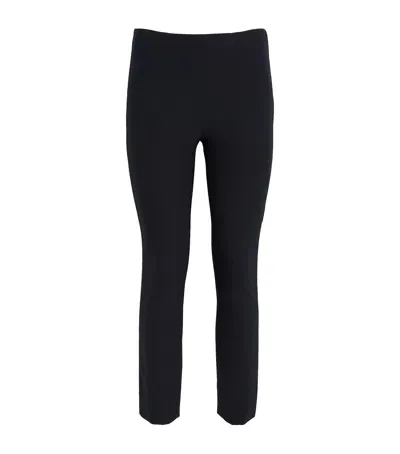 Vince Seam-detail Leggings In Blue