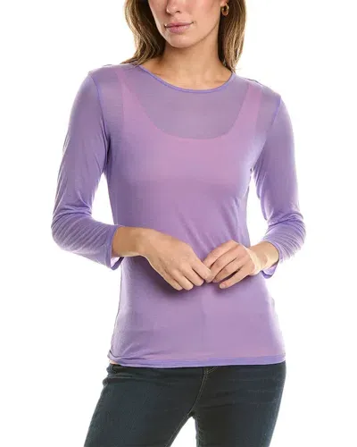 Vince Sheer Top In Purple