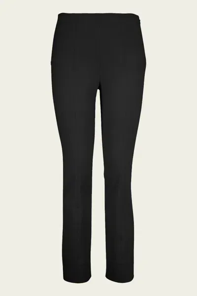 Vince Stitch Front Seam Ponte Legging In Black