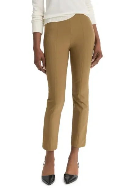 Vince Straight Leg Ankle Pants In Oak Wood