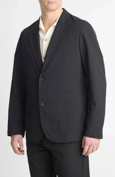 Vince Tech Dobby Sport Coat In Black