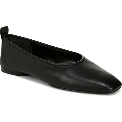 Vince Vivian Ballet Flat In Black