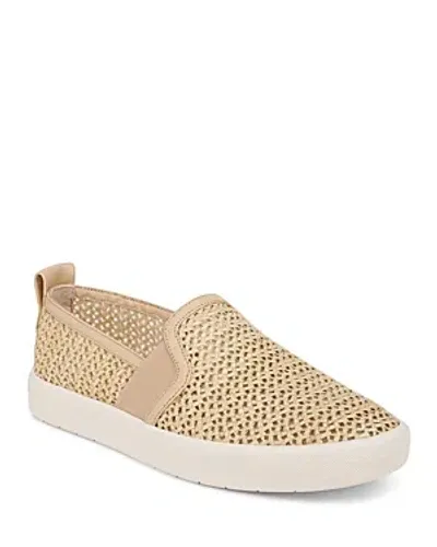 Vince Women's Blair Raffia Slip On Sneakers In Beige