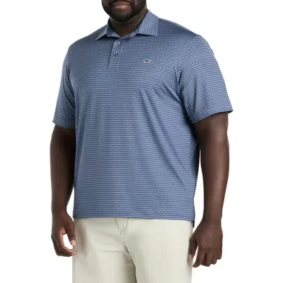 Vineyard Vines Bradley Sankaty Performance Polo Shirt In Marlin Blue Mirage