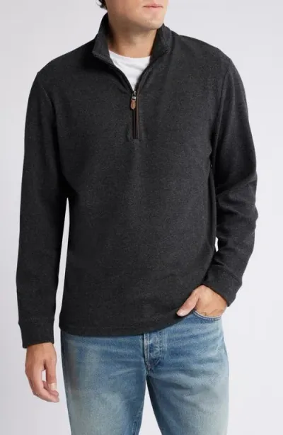 Vineyard Vines Men's Calm Water Quarter-zip Sweatshirt In Nocturne