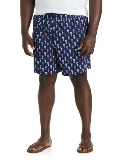 Vineyard Vines Chappy Lobster Swim Trunks In Navy Lobsters