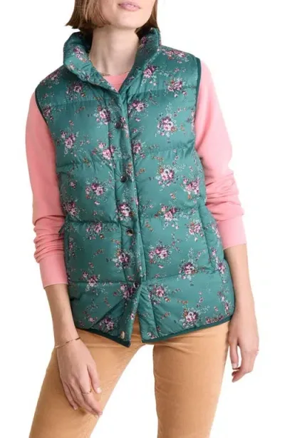 Vineyard Vines Classic Quilted Primaloft® Thermoplume Puffer Vest In Janet Floral