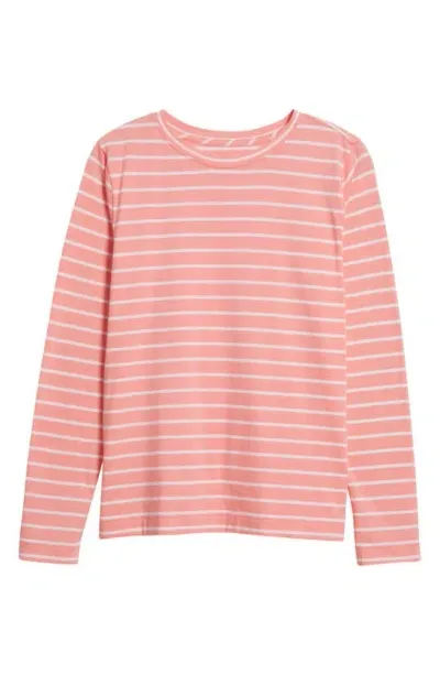 Vineyard Vines Clean Jersey Organic Cotton T-shirt In B.stripe - Cayman