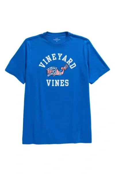 Vineyard Vines Kids' Arawak Graphic T-shirt In Spinnaker