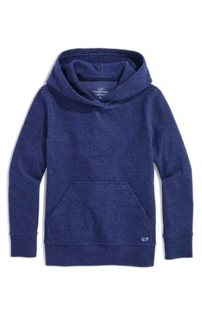 Vineyard Vines Kids' Calmwater Hoodie In Deep Bay