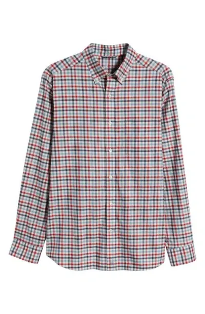 Vineyard Vines Regular Fit On-the-go Brrrº Gingham Button-down Shirt In Lifeguard Plaid