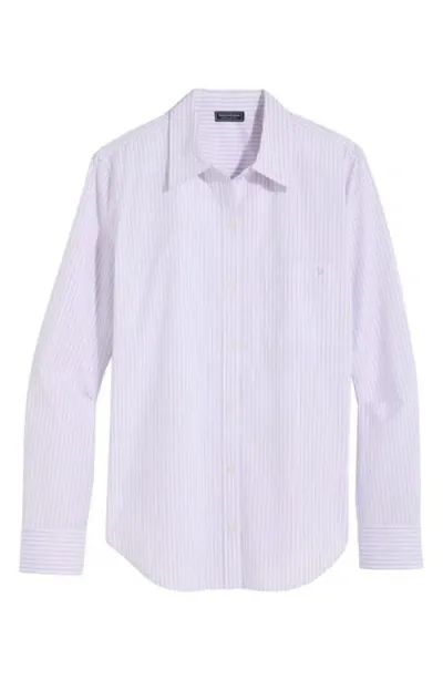 Vineyard Vines Stretch Cotton Button-up Shirt In Vineyard Feeder Iris