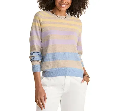 Vineyard Vines Striped Cashmere Sweater In G Gigi