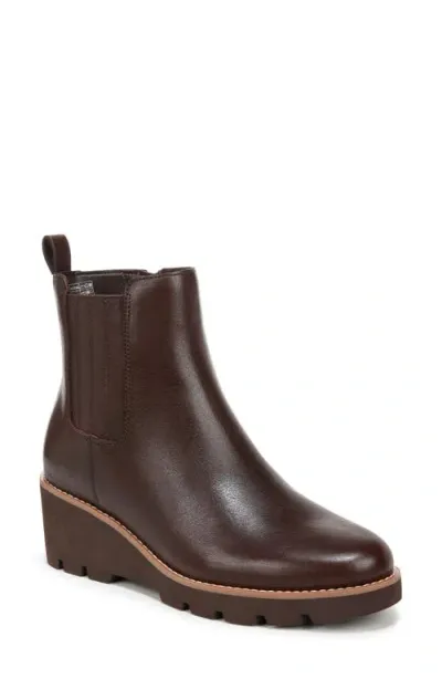 Vionic Aria Platform Bootie In Brown