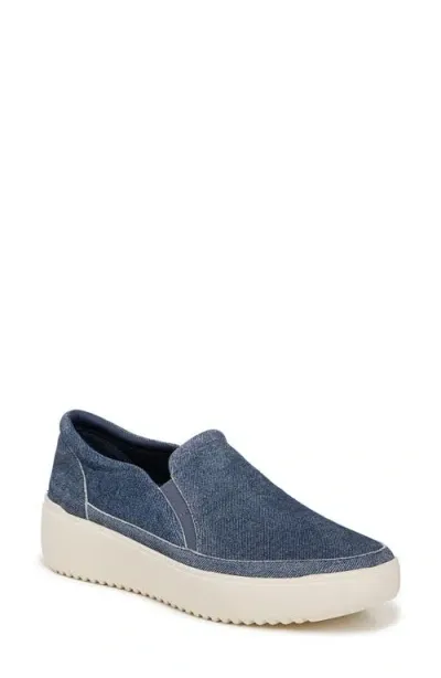 Vionic Kearny Platform Slip-on Sneaker In Denim Blue