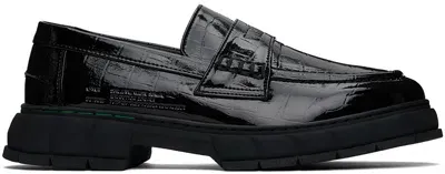 Viron Black Progres Euka Loafers In 990 Black