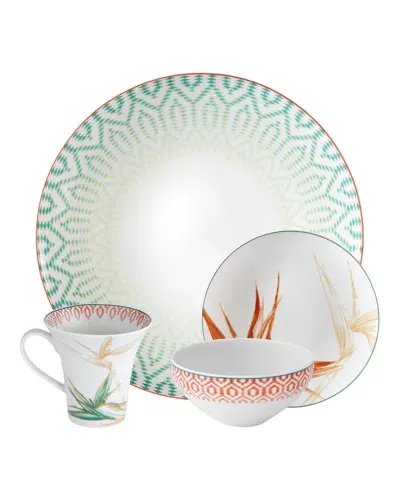 Vista Alegre Fiji 16-piece Dinnerware Set In Multi