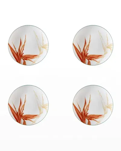 Vista Alegre Fiji Dessert/salad Plates, Set Of 4 In Multi