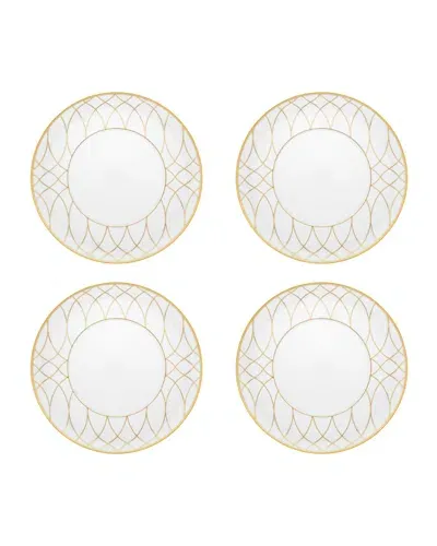 Vista Alegre Terrace Dinner Plates, Set Of 4 In Lavender