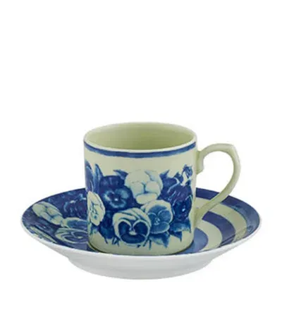 Vista Alegre The Meaning Teacup And Saucer In Blue