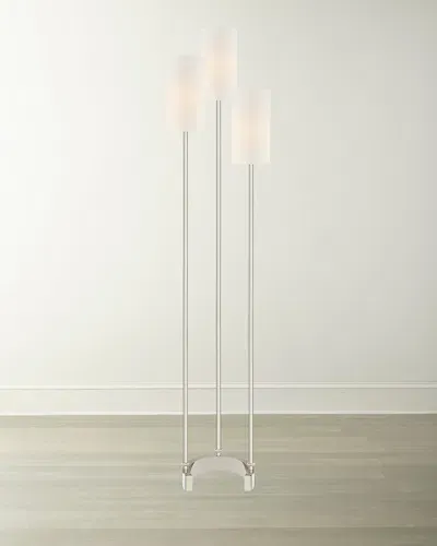 Visual Comfort Signature Aimee Floor Lamp By Suzanne Kasler In Silver