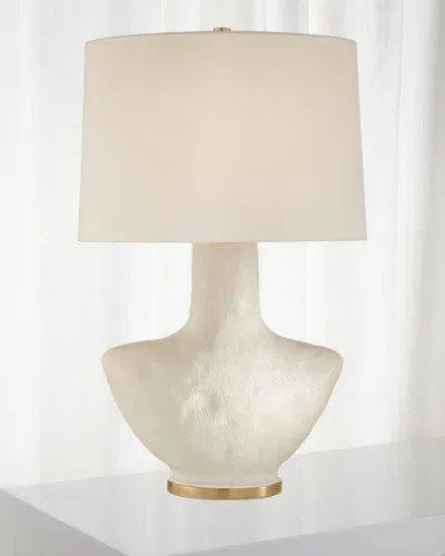 Visual Comfort Signature Armato Small Table Lamp By Kelly Wearstler In Ivory