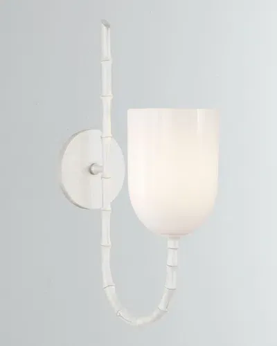 Visual Comfort Signature Edgemere Wall Light By Aerin In White