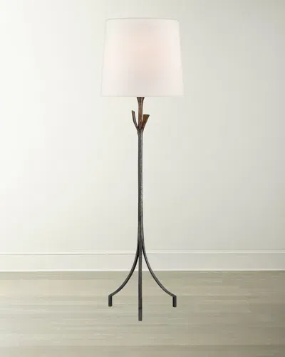 Visual Comfort Signature Fliana Floor Lamp By Aerin In Aged Iron