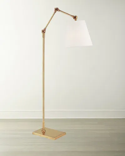 Visual Comfort Signature Graves Articulating Floor Lamp By Suzanne Kasler In Gold