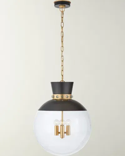 Visual Comfort Signature Lucia Large Pendant By Julie Neill In Black