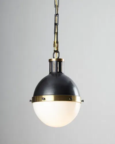 Visual Comfort Signature Small Hicks Pendant By Thomas O'brien In Brnz W Antq Brass