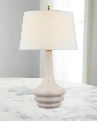 Visual Comfort Signature Wallis Large Table Lamp By Chapman & Myers In Ivory