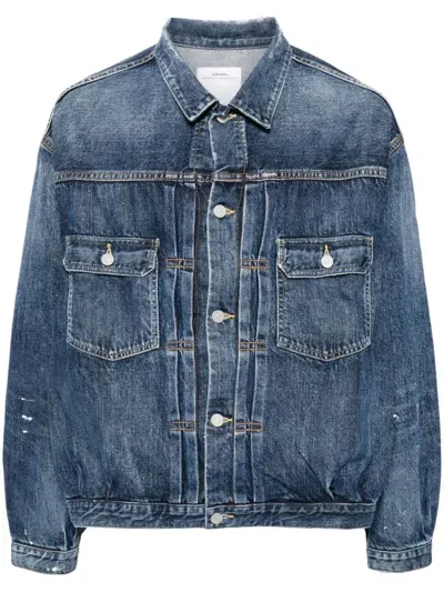 Visvim Button-up Denim Jacket In Blue