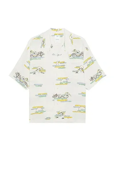 Visvim Copa Camp-collar Shirt In Weiss