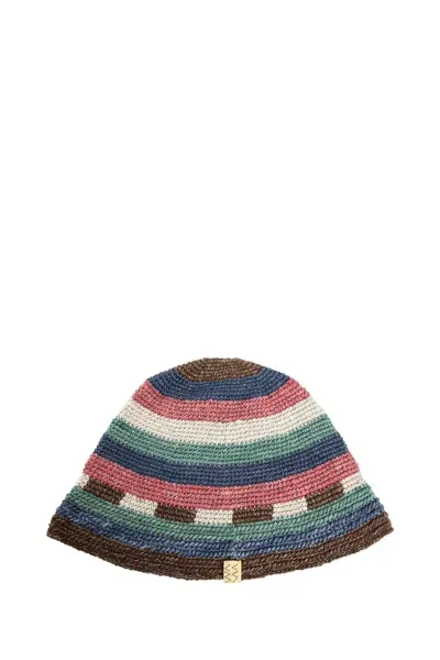 Visvim Meda Crochet Knit Hat (n.d.) In Multicolor