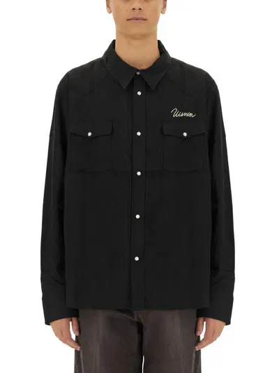 Visvim Shirt With Logo In Black