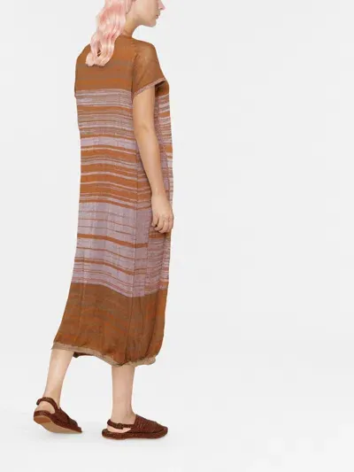 Vitelli Marl-knit Shift Dress In Sunset Plain