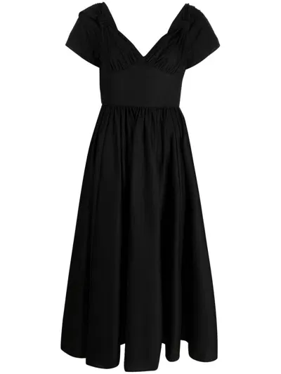 Vivetta Flared Mid-length Dress In Schwarz