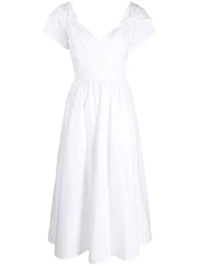 Vivetta Flared Mid-length Dress In White