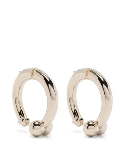 Vivetta Lucky Earrings In Light Gold