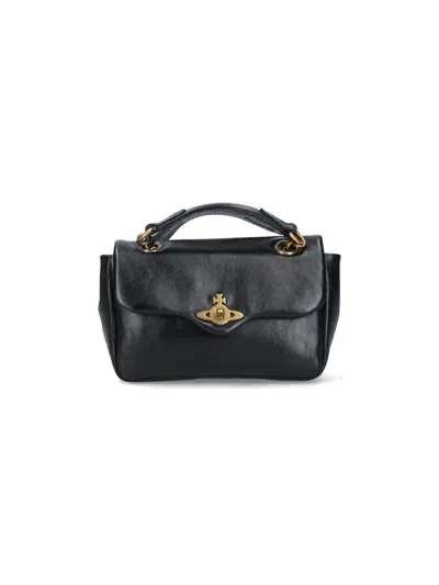 Vivienne Westwood Anita Chain Crossbody Bag In Black