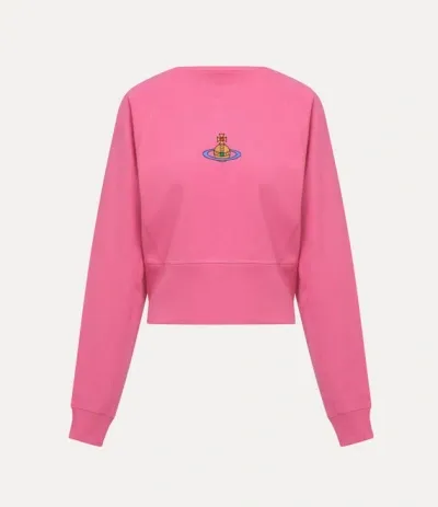 Vivienne Westwood Athletic Sweatshirt Cotton Pink Xl Women