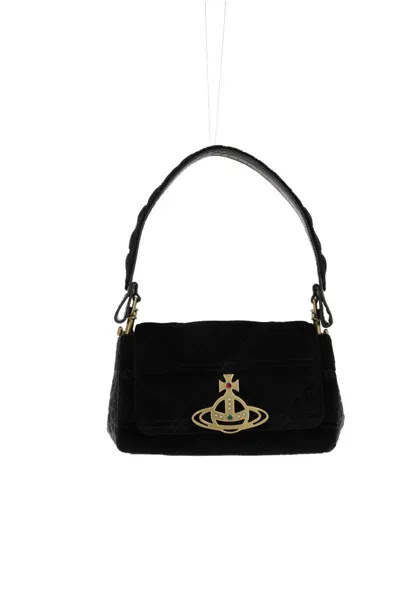 Vivienne Westwood Medium Hazel Shoulder Bag In Black