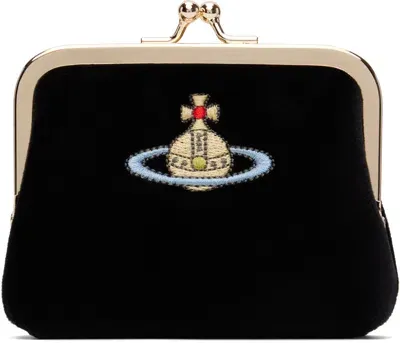 Vivienne Westwood Black Frame Coin Pouch