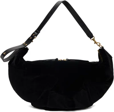 Vivienne Westwood Black Large Agnes Shoulder Bag