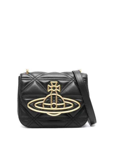 Vivienne Westwood Linda Cross Body Bag In Black