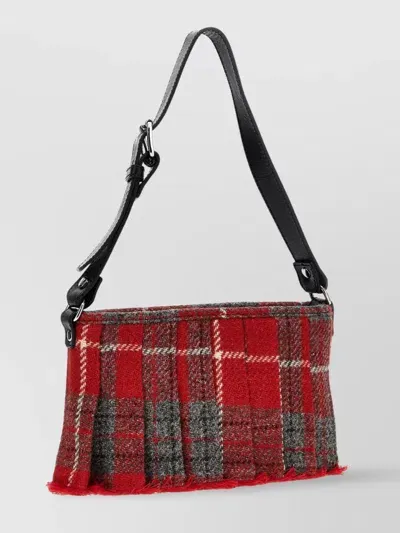 Vivienne Westwood Heather Kilt Shoulder Bag In Rot